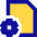 Document Setting Gear Icon from Sharp Pop Set