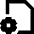 Document Setting Gear Icon from Sharp Remix Set