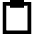 Empty Clipboard Icon from Sharp Remix Set