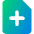 File Add Icon from Core Gradient Set