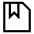File Bookmark icon - Free transparent PNG, SVG. No sign up needed.