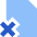 File Delete Alternate Icon from Sharp Flat Set