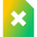 File Delete Icon from Sharp Gradient Set