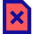 File Delete Icon from Sharp Pop Set