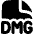 File Dmg Icon from Flex Solid Set