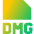 File Dmg Icon from Sharp Gradient Set