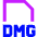 File Dmg Icon from Sharp Neon Set