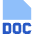 File Doc Icon from Sharp Flat Set