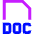 File Doc Icon from Sharp Neon Set