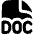 File Doc Icon from Flex Solid Set