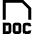 File Doc Icon from Sharp Line Set