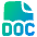 File Doc Icon from Plump Gradient Set