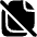 File Document Copy Duplicate Off Icon from Plump Solid Set