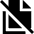 File Document Copy Duplicate Off Icon from Sharp Solid Set