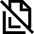 File Document Copy Duplicate Off Icon from Sharp Line Set