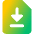 File Document Download Save Icon from Core Gradient Set