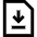 File Document Download Save Icon from Sharp Line Set