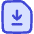 File Document Download Save Icon from Flex Duo Set