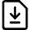 File Document Download Save Icon from Core Line Set