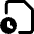 File Document Edit History Icon from Core Remix Set