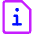 File Document Info Quick Reference Icon from Core Neon Set