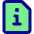 File Document Info Quick Reference Icon from Core Pop Set