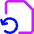 File Document Restore Page Icon from Core Neon Set