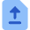 File Document Upload Publish Icon from Core Flat Set