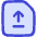 File Document Upload Publish Icon from Flex Duo Set