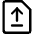 File Document Upload Publish Icon from Core Line Set
