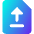File Document Upload Publish Icon from Core Gradient Set