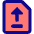 File Document Upload Publish Icon from Core Pop Set