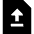 File Document Upload Publish Icon from Sharp Solid Set