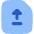 File Document Upload Publish Icon from Flex Flat Set