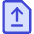 File Document Upload Publish Icon from Core Duo Set