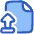 File Document Upload Publish Icon from Plump Duo Set