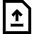 File Document Upload Publish Icon from Sharp Line Set