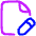 File Edit Icon from Plump Neon Set