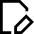 File Edit Icon from Sharp Line Set