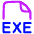 File Exe Icon from Plump Neon Set