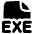 File Exe Icon from Plump Solid Set