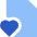 File Favorite Heart Icon from Sharp Flat Set