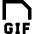 File Gif Icon from Sharp Remix Set