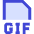 File Gif Icon from Sharp Duo Set