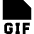 File Gif Icon from Sharp Solid Set