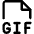 File Gif Icon from Core Line Set