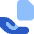 File Give Hand Icon from Core Flat Set