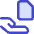 File Give Hand Icon from Core Duo Set