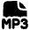 File Mp3 Icon from Plump Solid Set