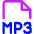 File Mp3 Icon from Core Neon Set